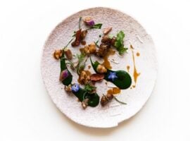 Gnumarelli_Animelle_di_Agnello_cicoria_amara_e_peperone_crusco