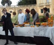 un_momento_della_registrazione_della_puntata_a_Villa_Valguarnera