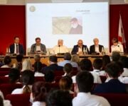 presentazione_Le_Soste_da_sinistra_a_destra_Roberto_Calugi_Elio_Ghisalberti_Roberto_Perrone_Claudio_Sadler_Mario_Cucci_e_Davide_Oldani