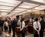 La sala centrale di De Santis a Roma