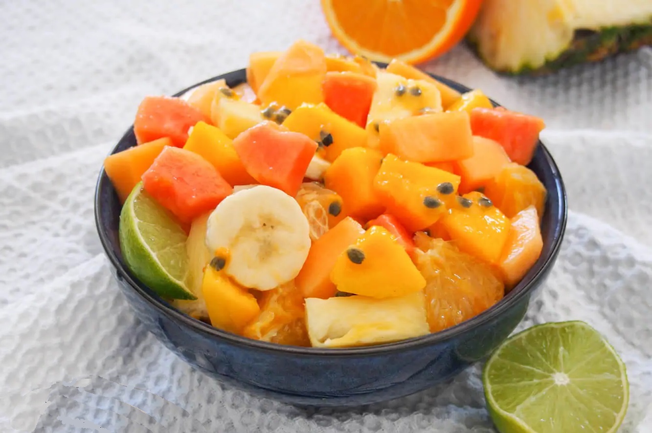 Insalata di frutta esotica