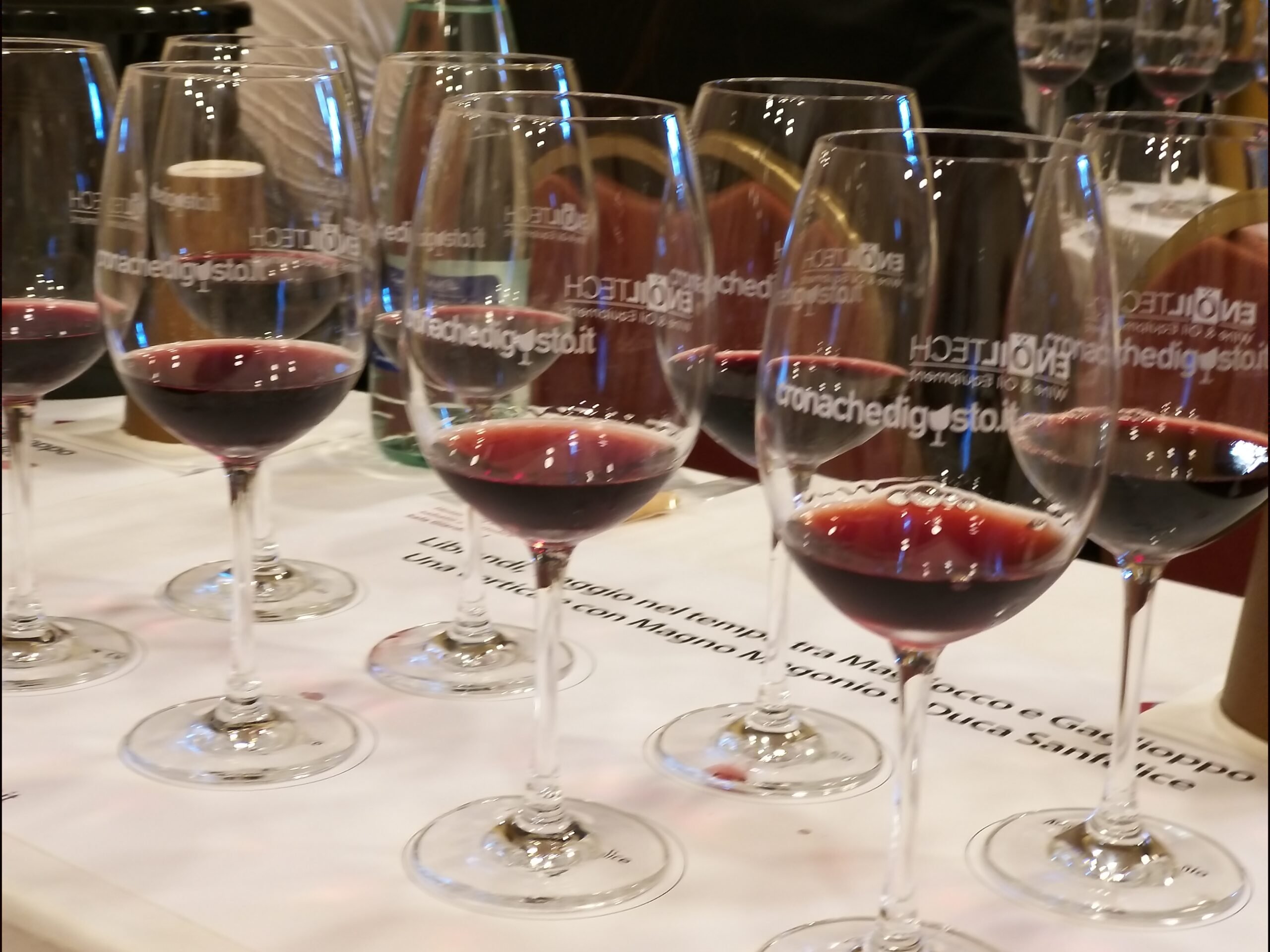 Calici in degustazione
