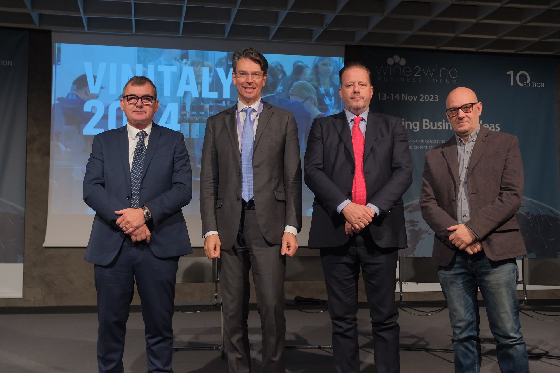 Maurizio Danese, Lorenzo Galanti, Federico Bricolo e Carlo Flamini – ph Ennevi VeronaFiere