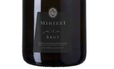 L’etichetta del Millesimè dell’azienda Mirizzi