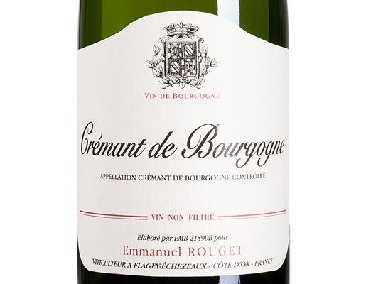 L’etichetta del Crémant de Bourgogne Brut di Emmanuel Rouget