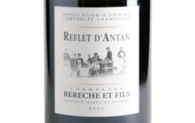 L’etichetta dello Champagne Brut “Reflet d’Antan”