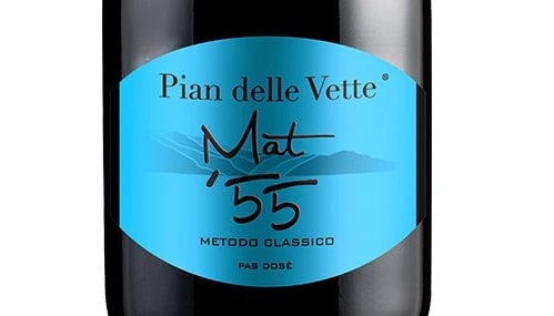 L’etichetta del Mat ’55 Extra Brut 2014 di Pian delle Vette
