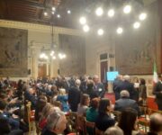 Un momento della cerimonia delle 100 eccellenze