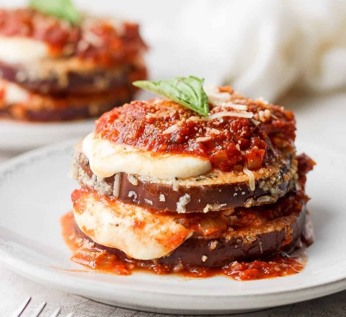 Birra e parmigiana di melanzane