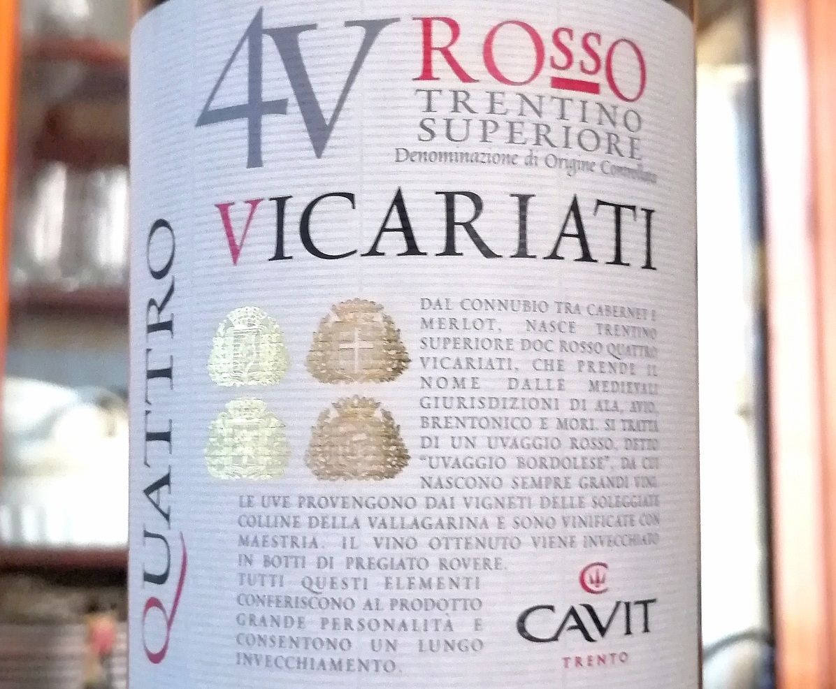 L’etichetta del quattro vicariati 2019