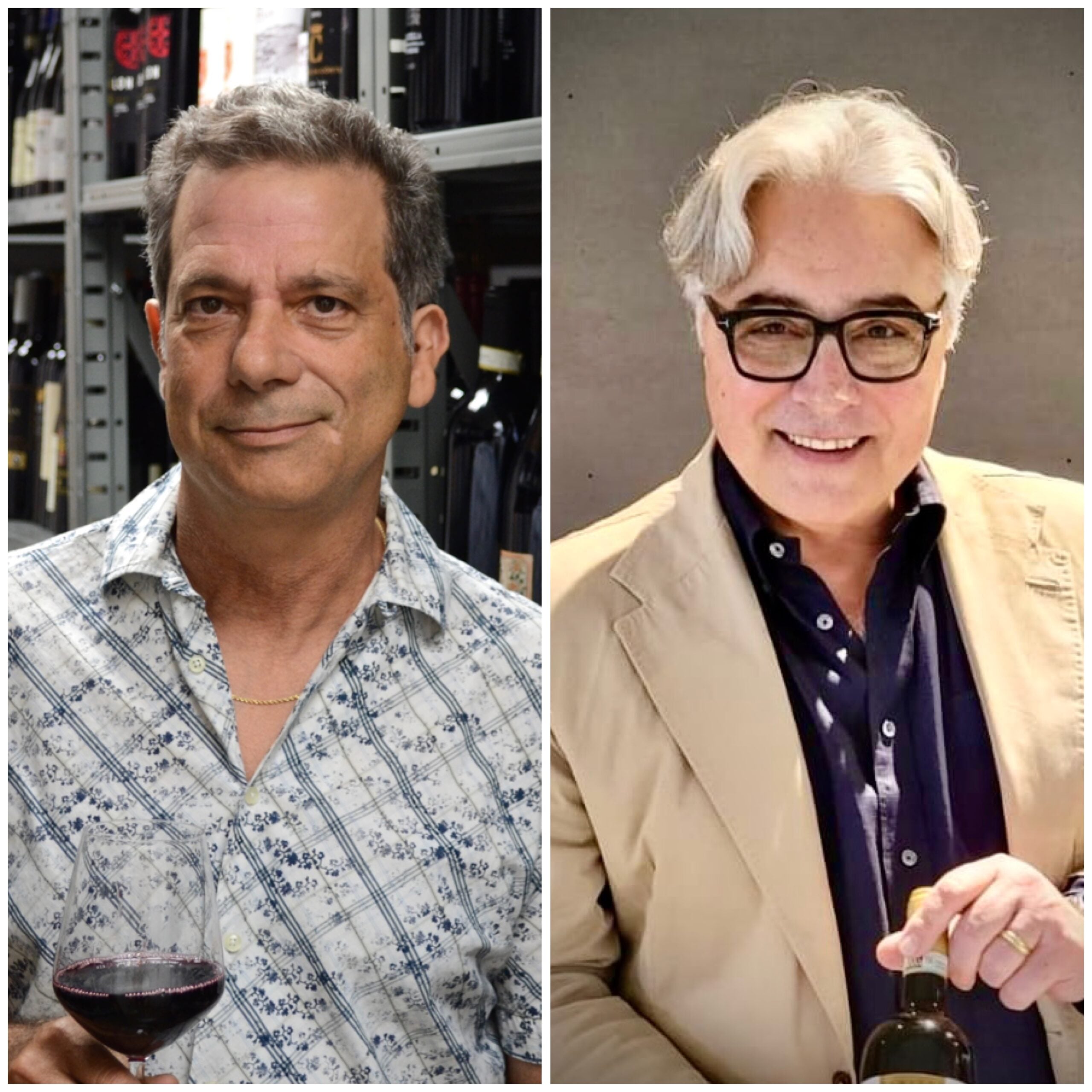 Da sinistra Gino Colangelo, fondatore della società Colangelo & Partners e Nunzio Castaldo, importatore e distributore di vino a New York