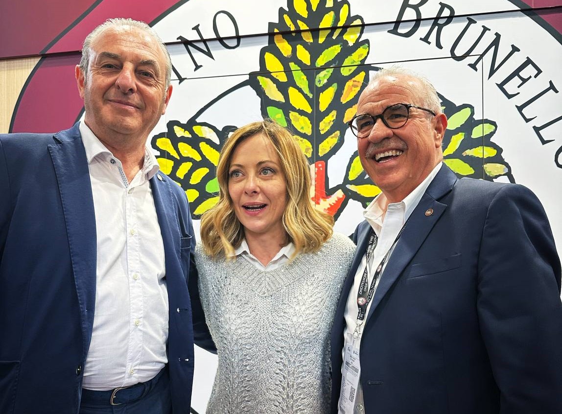 Andrea Machetti, Giorgia Meloni e Fabrizio Bindocci
