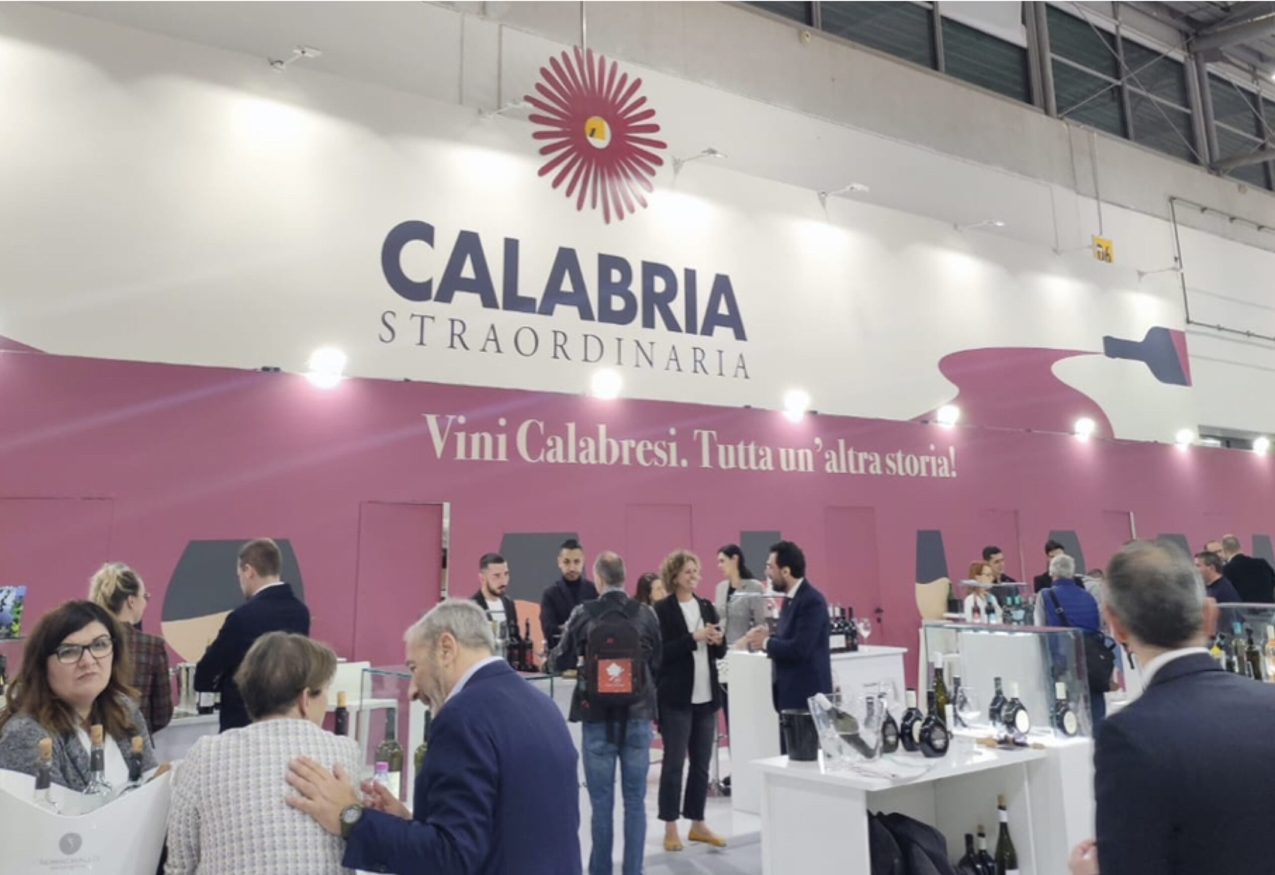 Il padiglione della Calabria al Vinitaly 2023