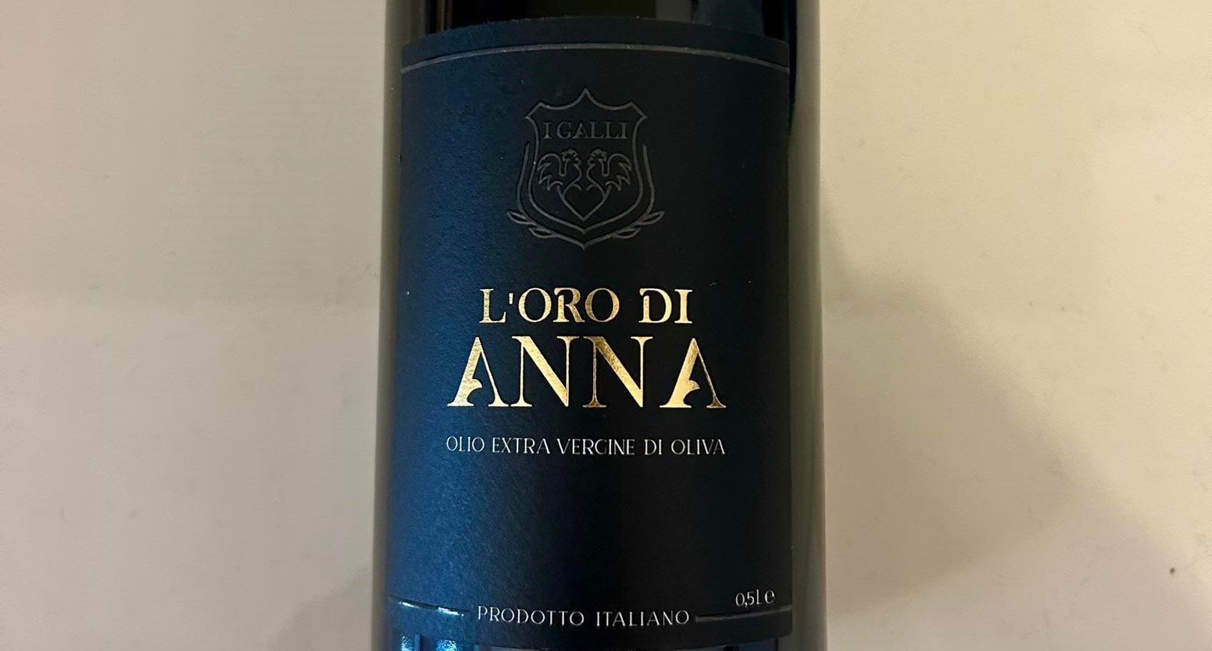 L’etichetta de L’oro di Anna