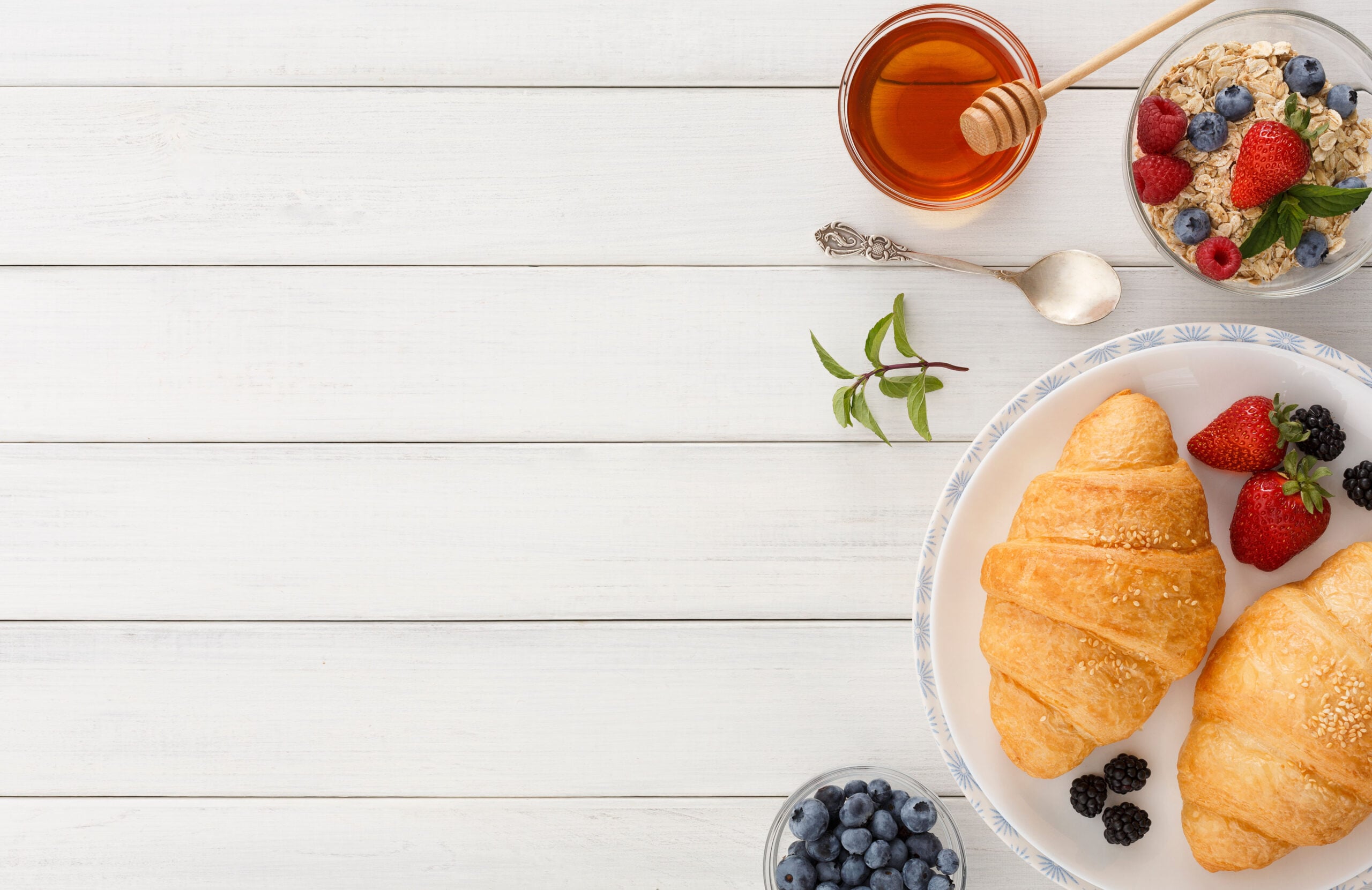 Croissant a colazione