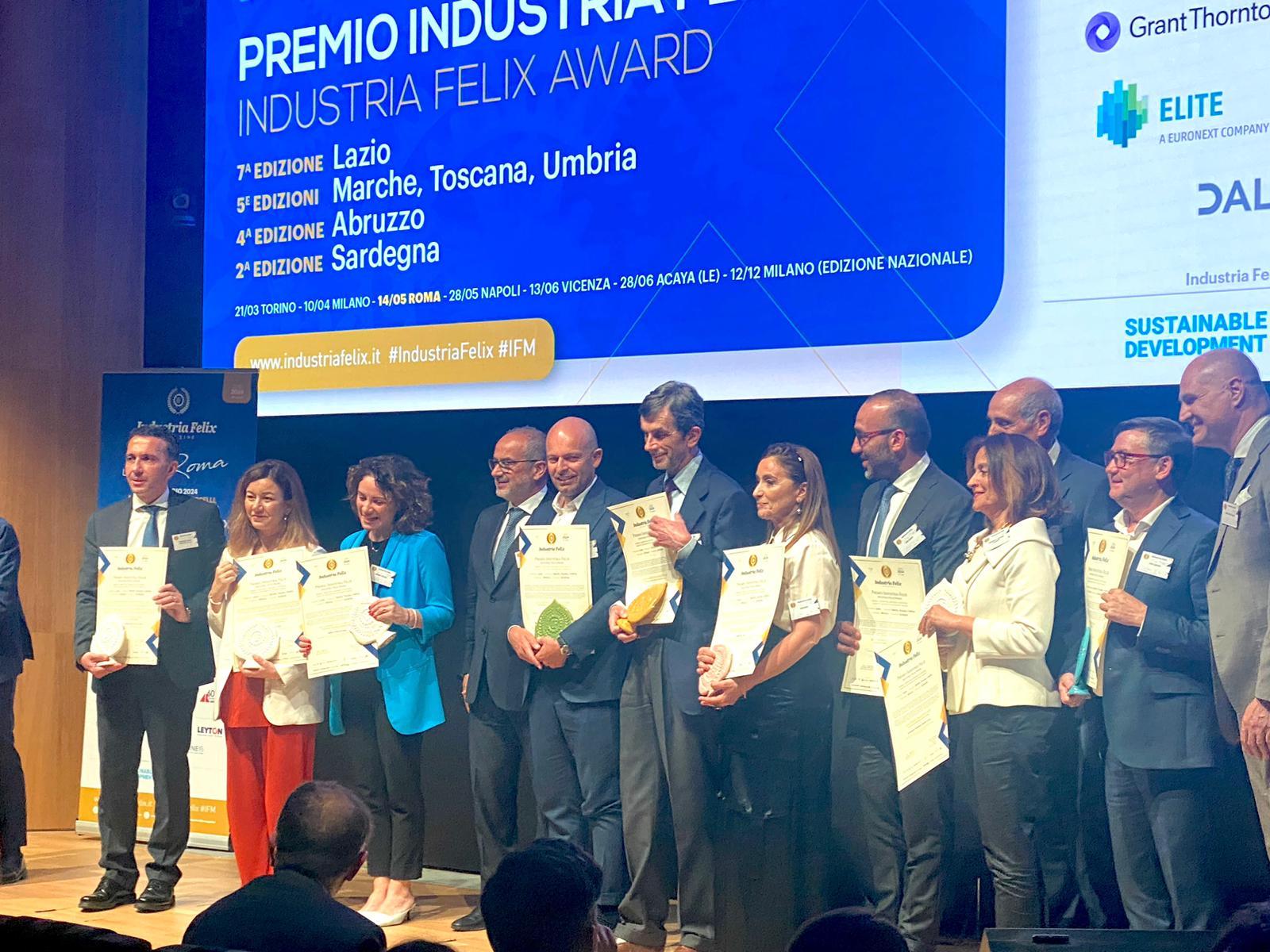 I premiati di Industria Felix