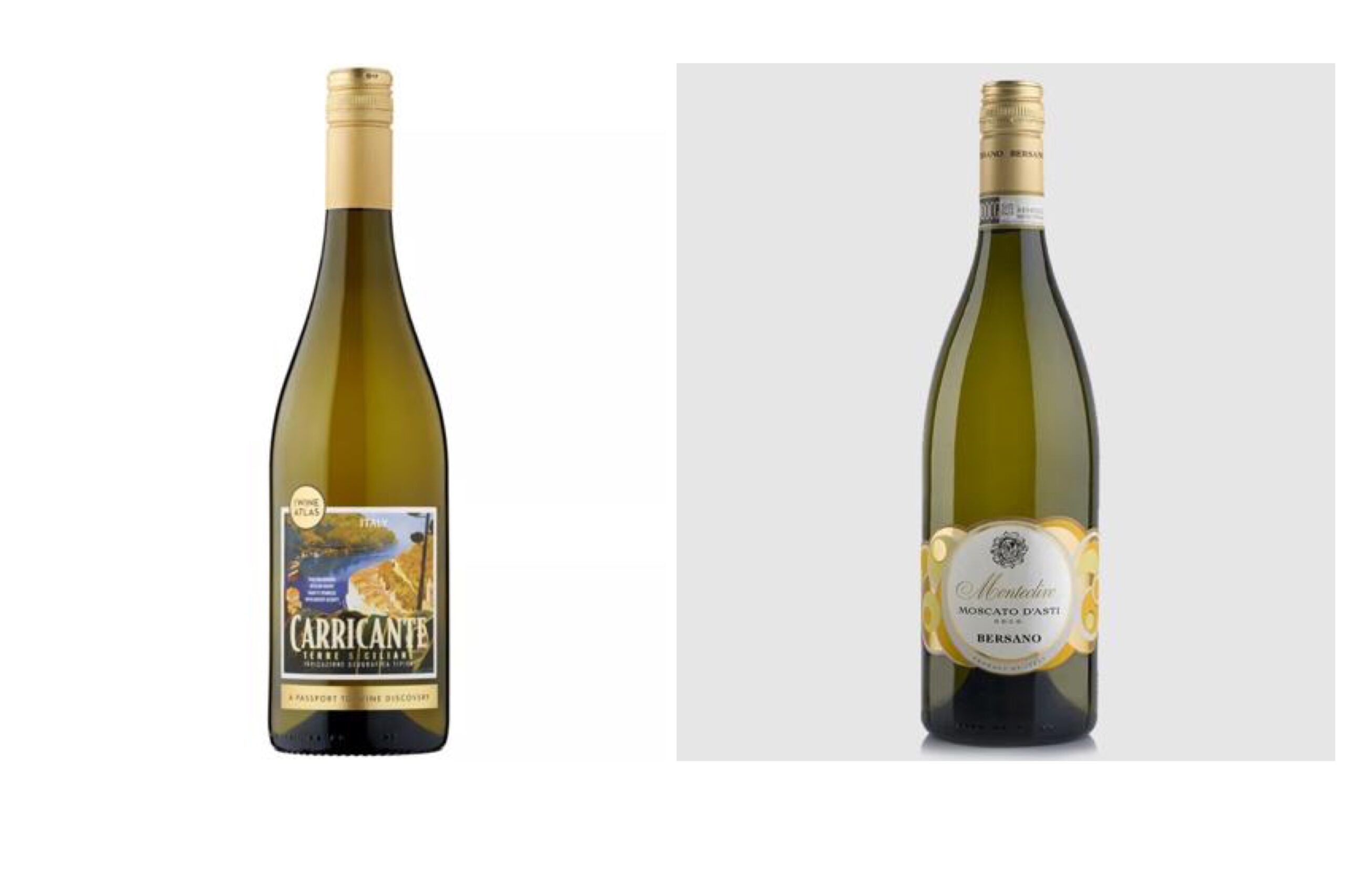 I vini italiani nella lista del Guardian: Carricante Terre Siciliane e Bersano Monteolivo Moscato d’Asti
