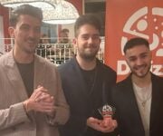 I fondatori di Glory POP a Milano: da sinistra Salvatore Venuto, Gianmarco Michieletto e Samuele Cantisani