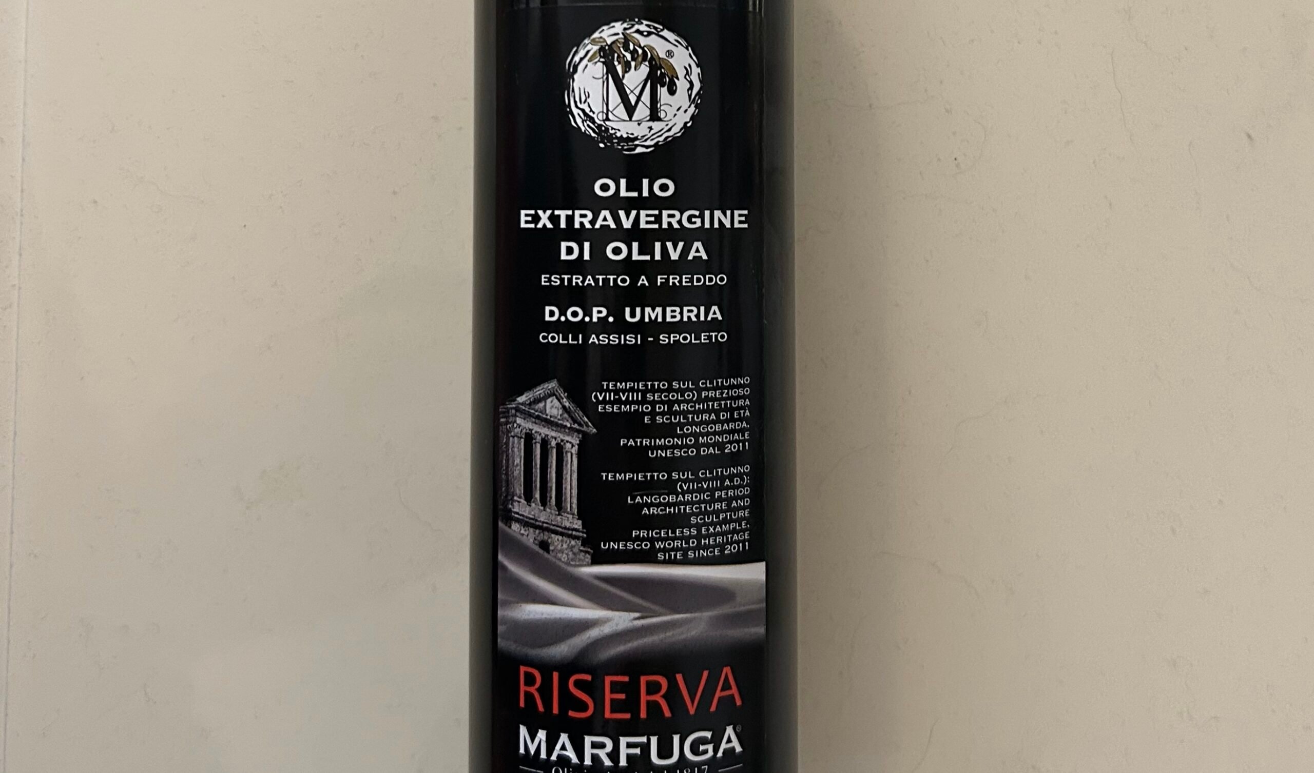 L’etichetta del Riserva Marfuga