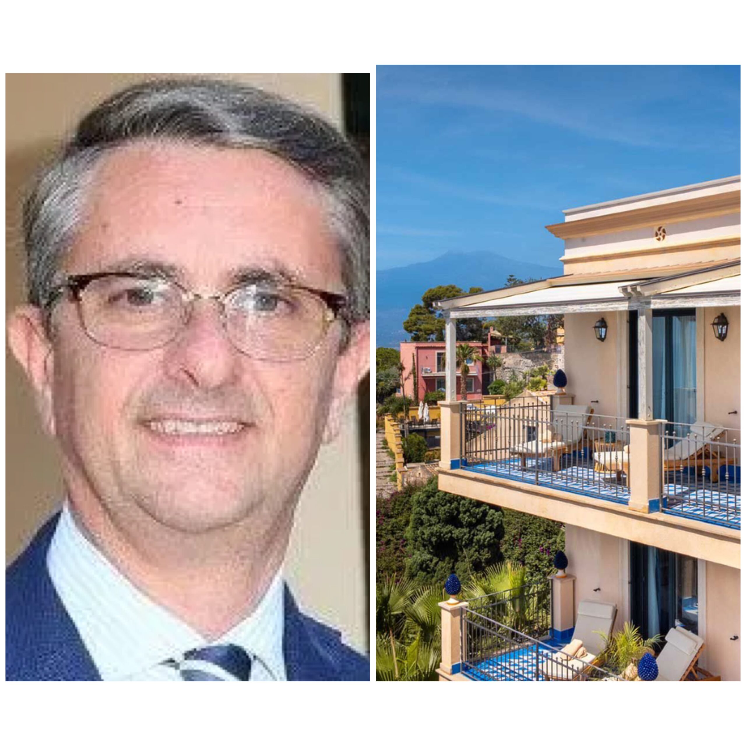 Piero Benigni, direttore del Grand Hotel San Pietro di Taormina