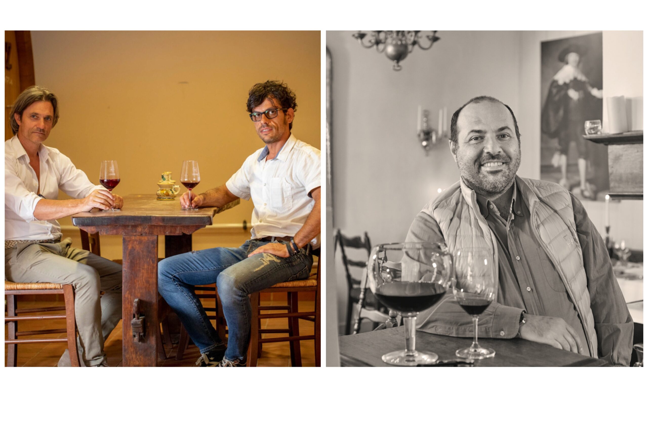 Da sinistra Matteo Cantoni, Nicola Cantoni e Davide Di Bella