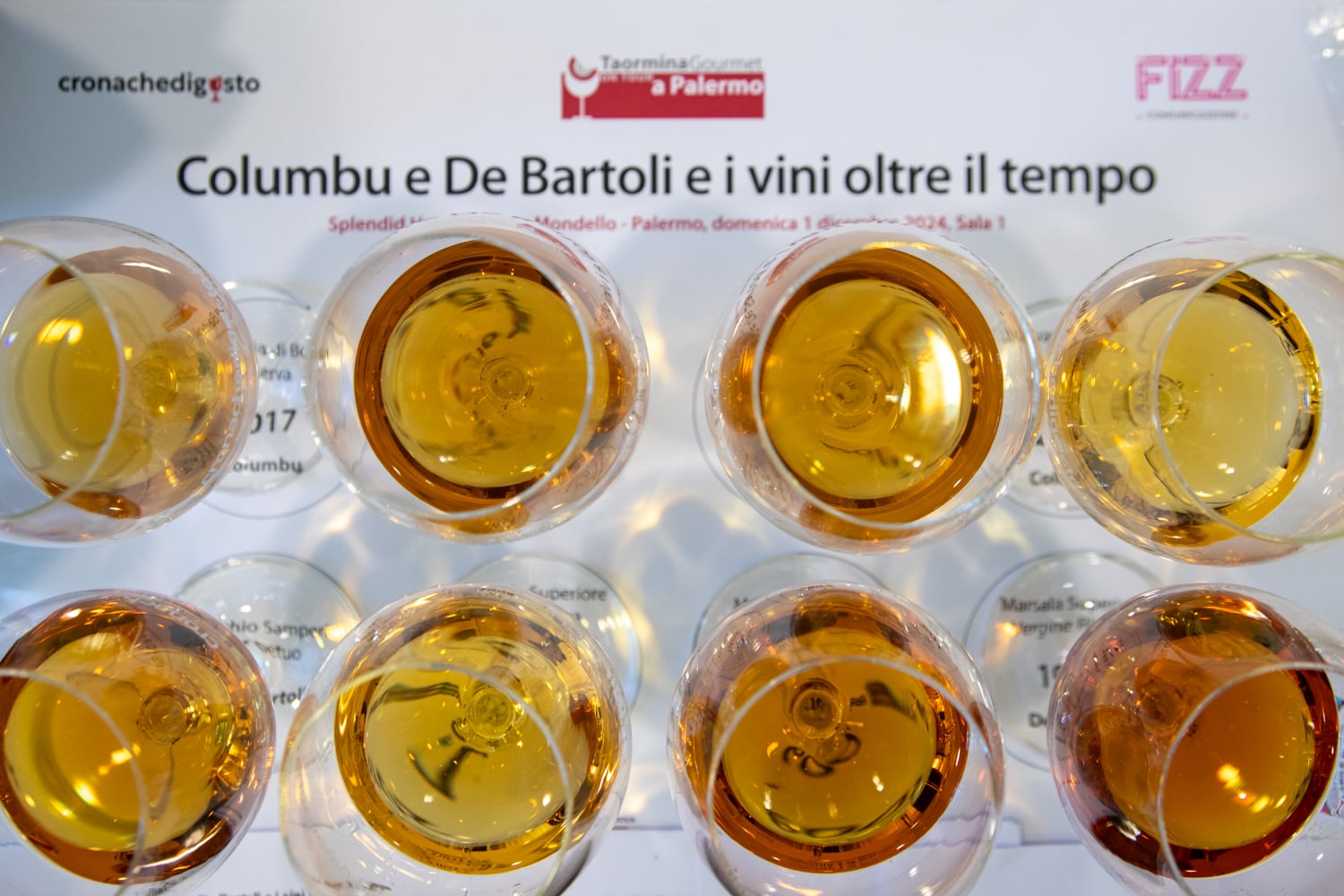 I vini in degustazione – ph Vincenzo Ganci, Migi Press