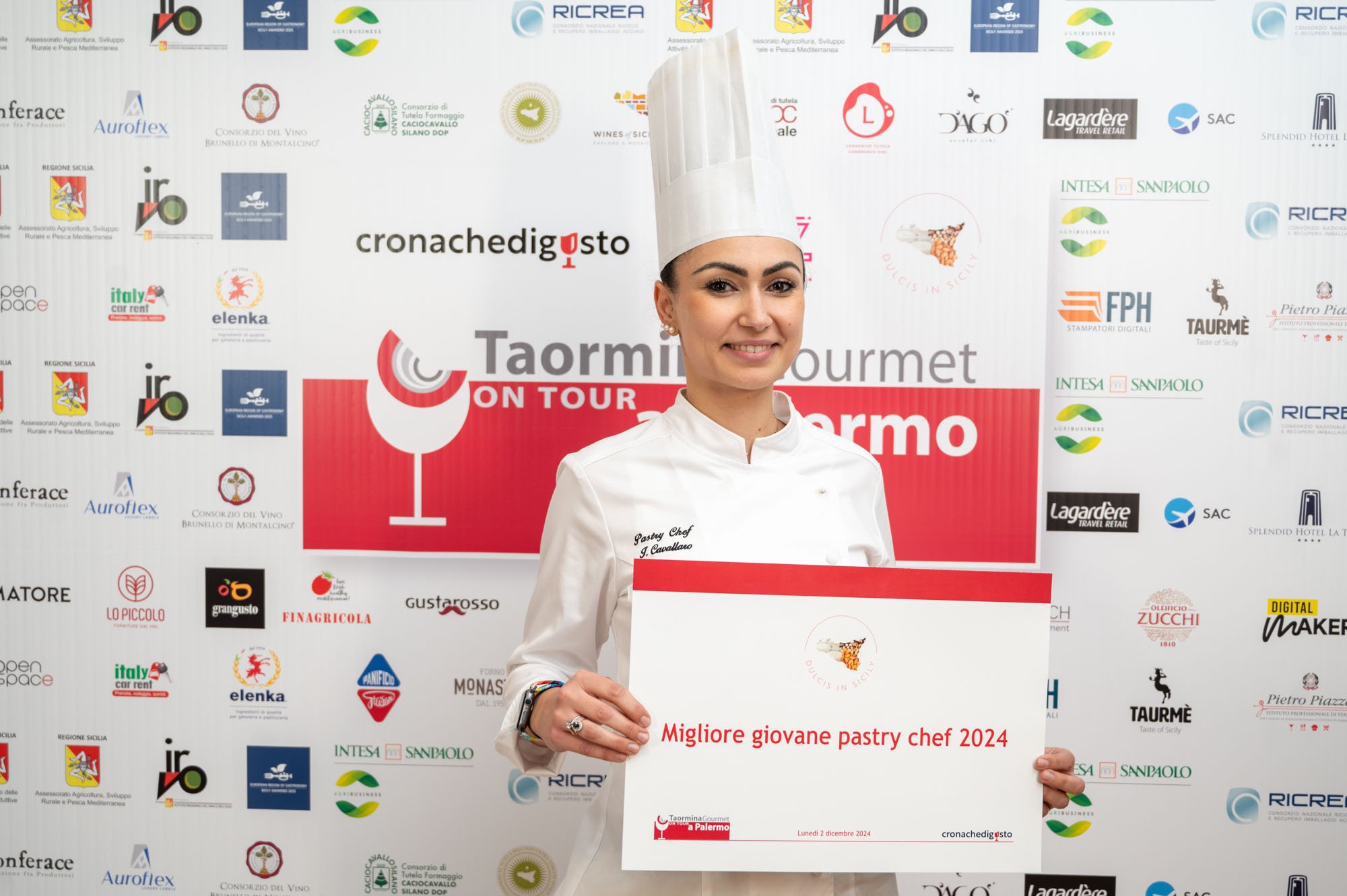 Dulcis in Sicily – La vincitrice Irene Cavallaro – ph Studio Baiamonte