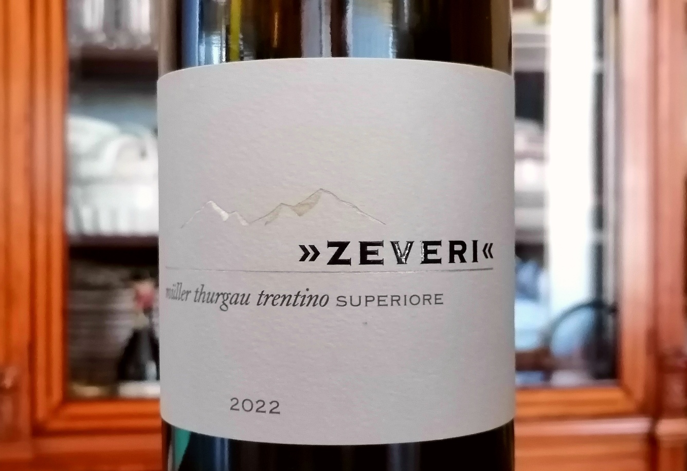 Cavit – Müller Thurgau Zeveri 2022 – Etichetta