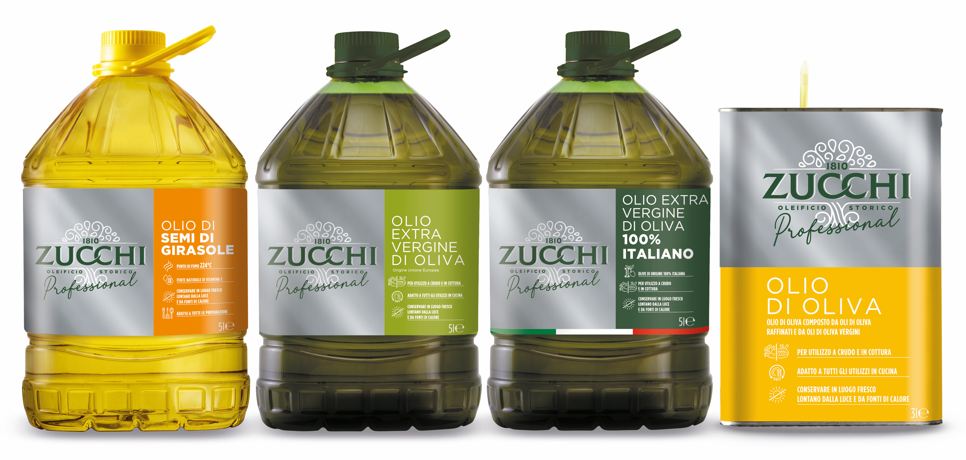 Gli oli Zucchi Professional
