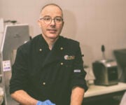 Tino Pintaudi, titolare della macelleria Ti.Pi.Ca. di Brolo