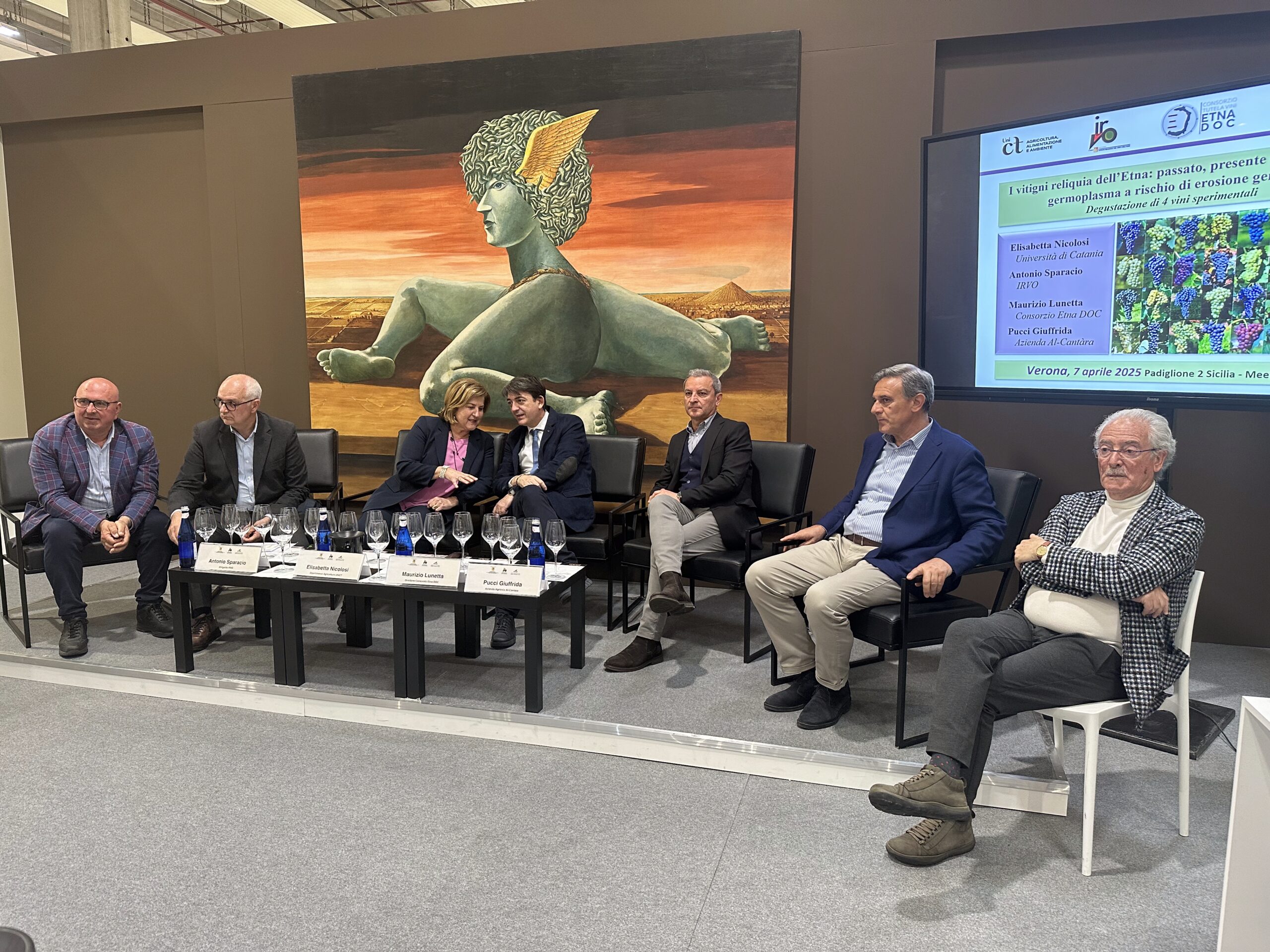 La degustazione sui vitigni reliquia dell’Etna al Vinitaly