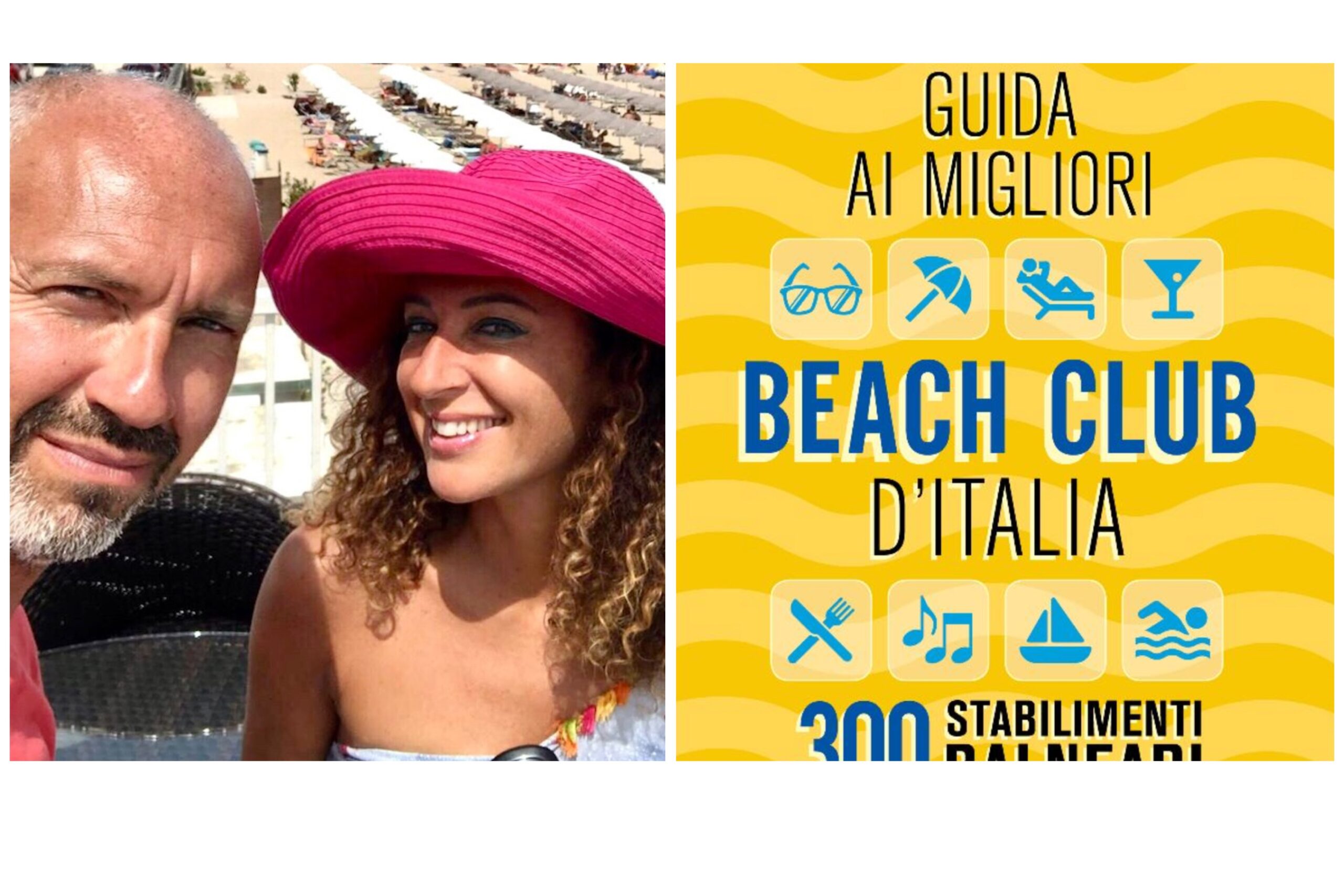 Andrea Guolo e Tiziana Di Masi, curatori della Guida ai migliori beach club d’Italia