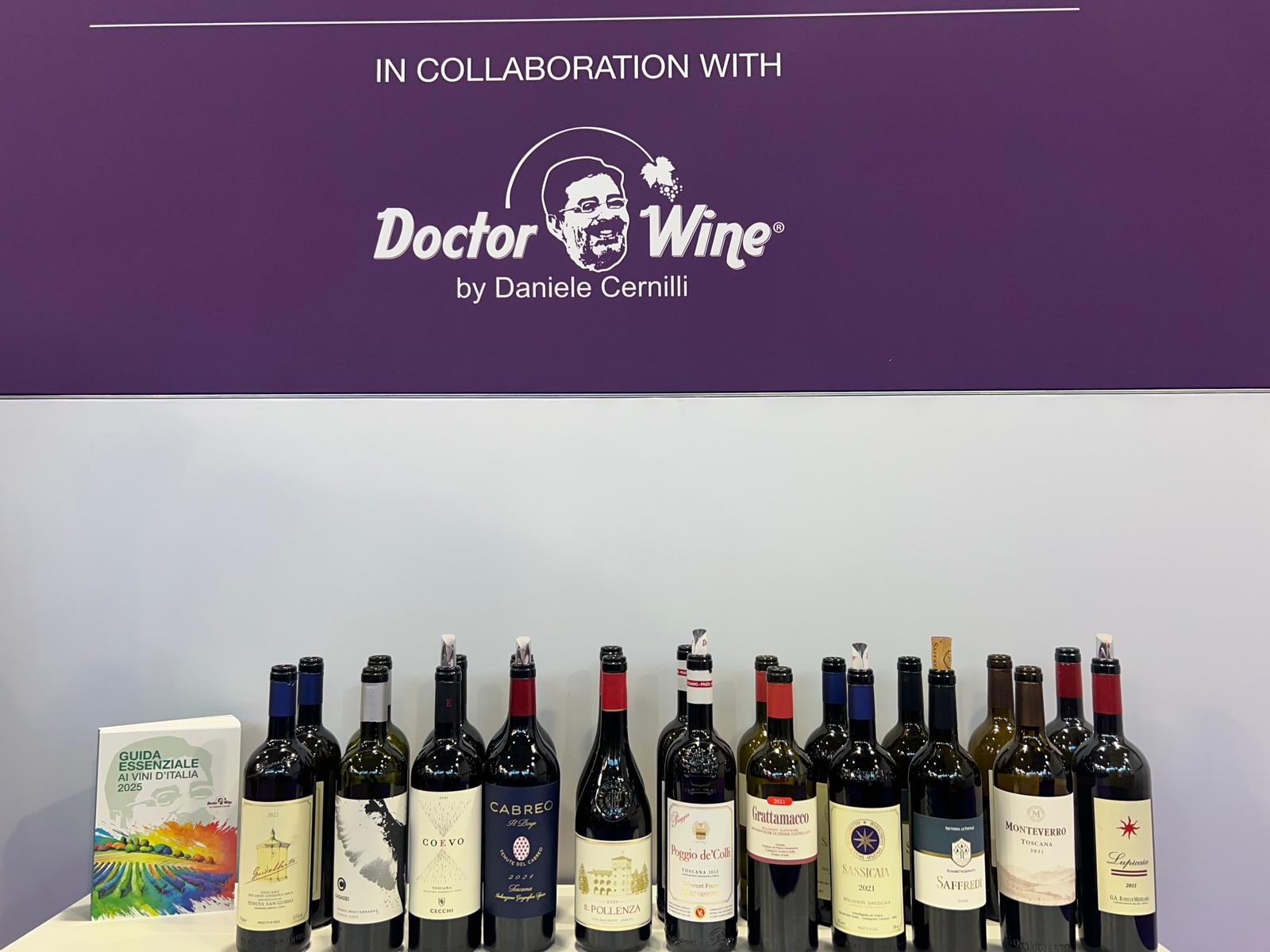 Una recente degustazione di vini organizzata da DoctorWine