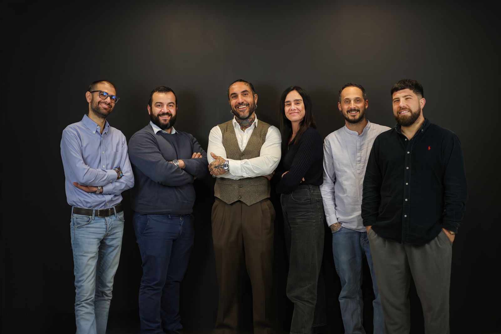 Lorenzo Ruta con il team del Progetto Duca