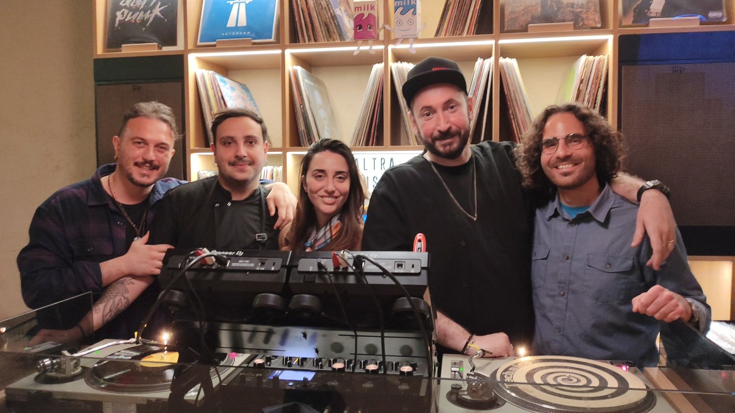 Daniel Bellavista, Alberto Ferraro, Greta Bellavista, Francesco Di Verde e Dj Soniqphil