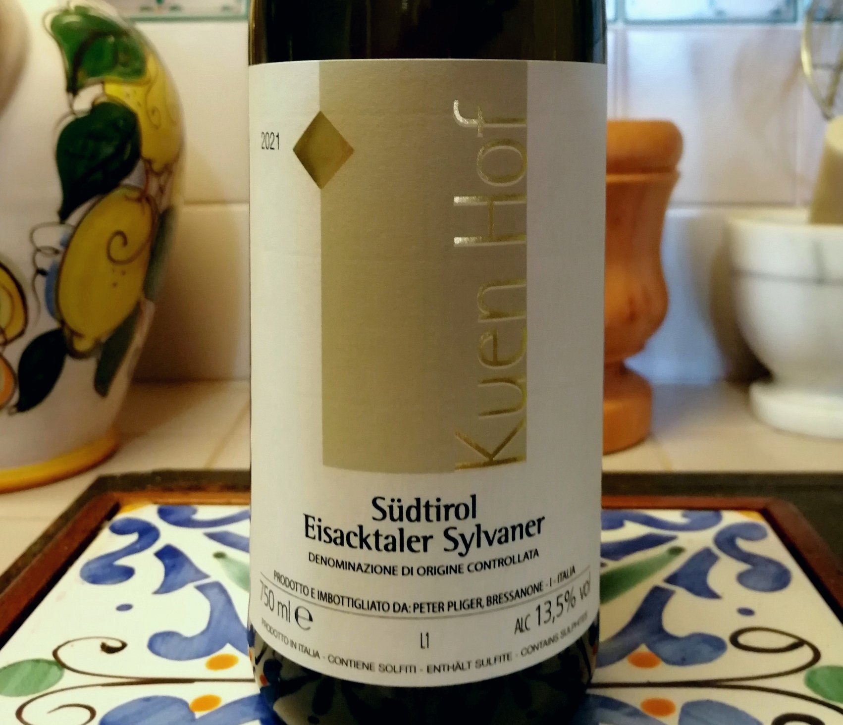 Kuenhof – Sylvaner 2021 – Etichetta