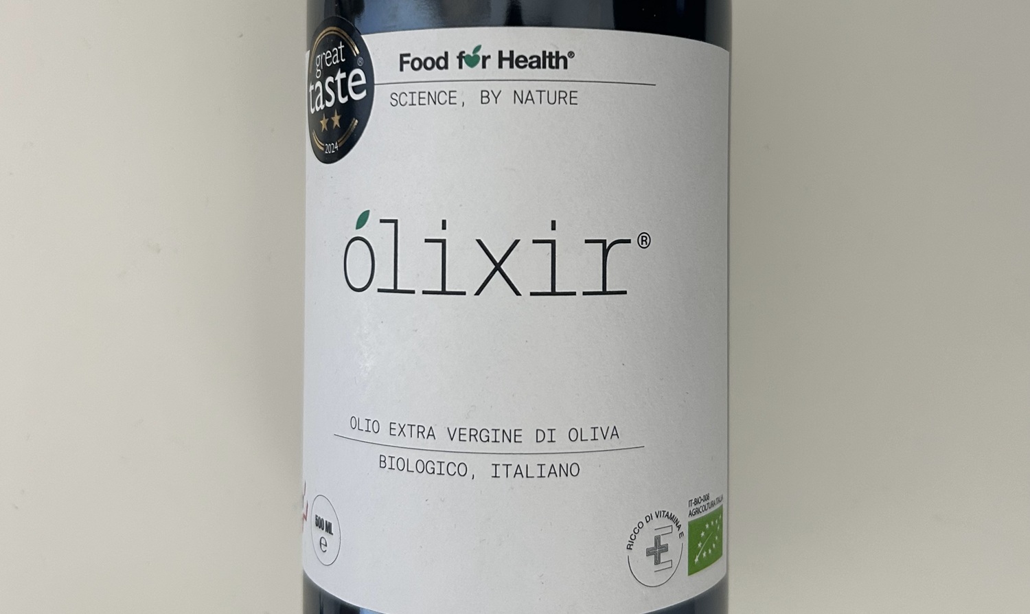 Food for health Italia – Olixir 2024 – Etichetta