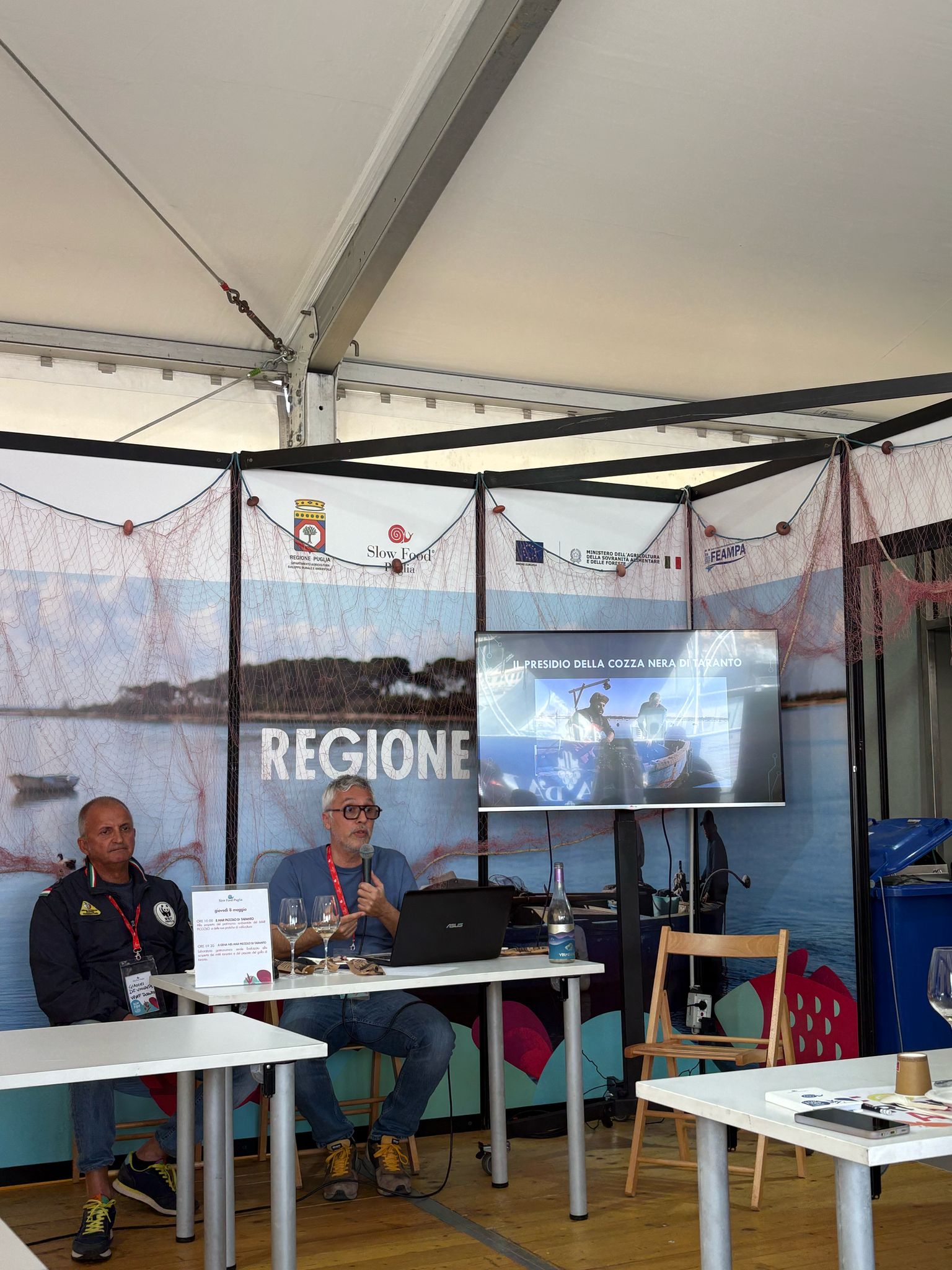 L’incontro sulla mitilicoltura di Taranto a Slow Fish