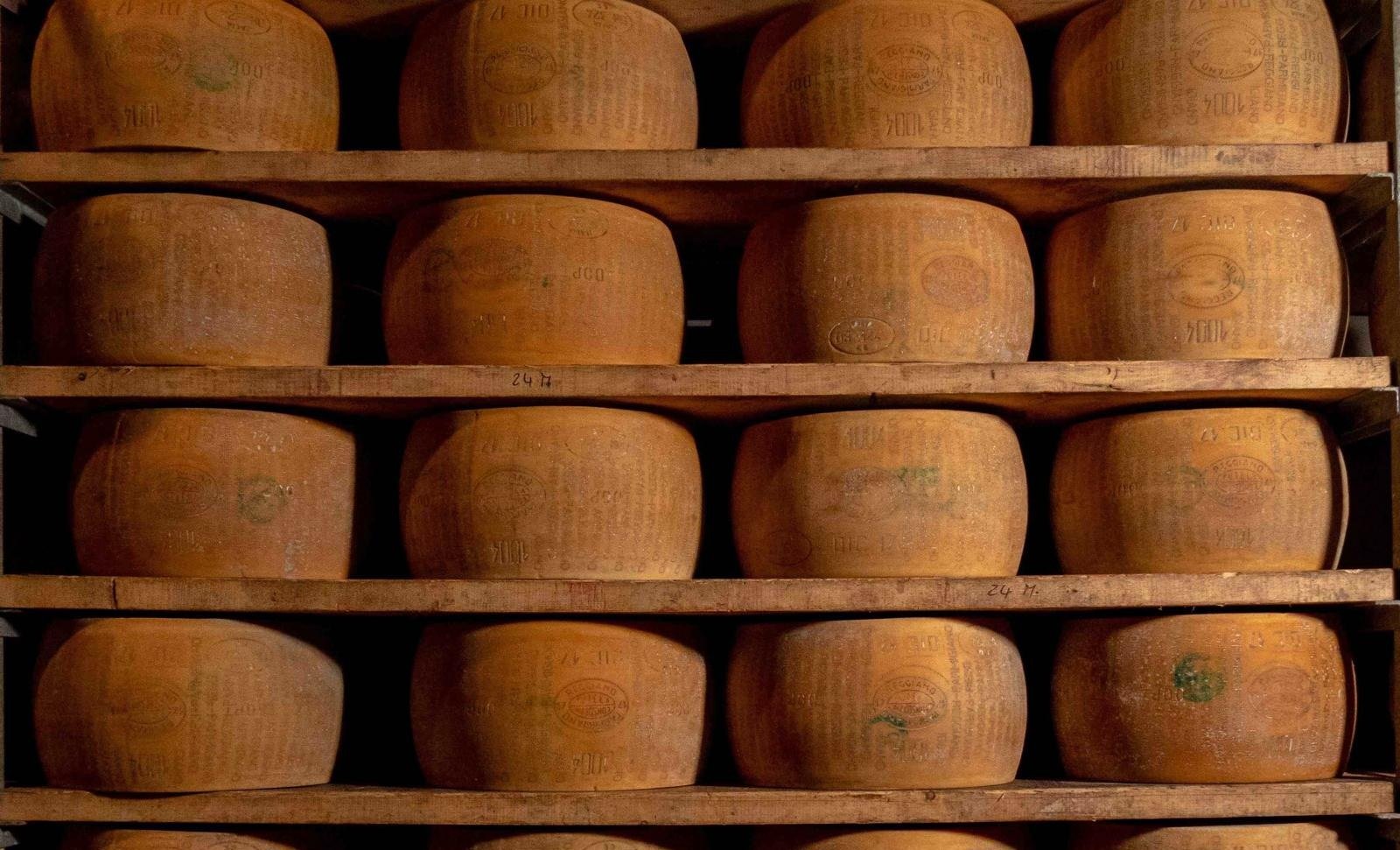Forme di Parmigiano Reggiano