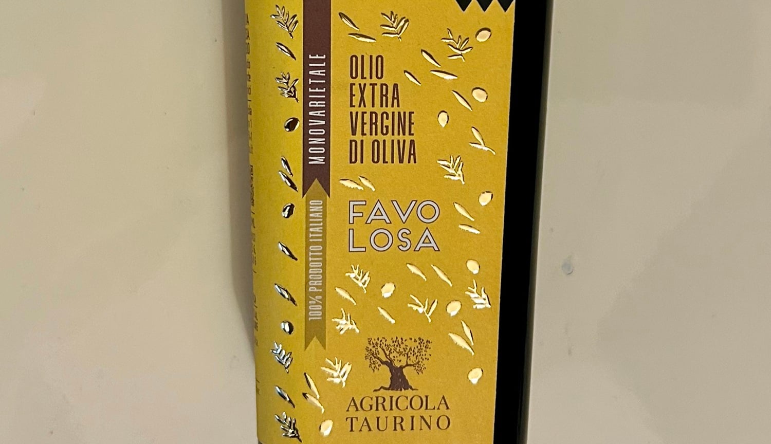 Azienda agricola Taurino – Monocultivar Favolosa – Etichetta