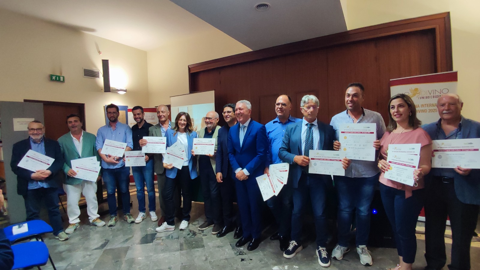 I premiati di Biodivino 2025