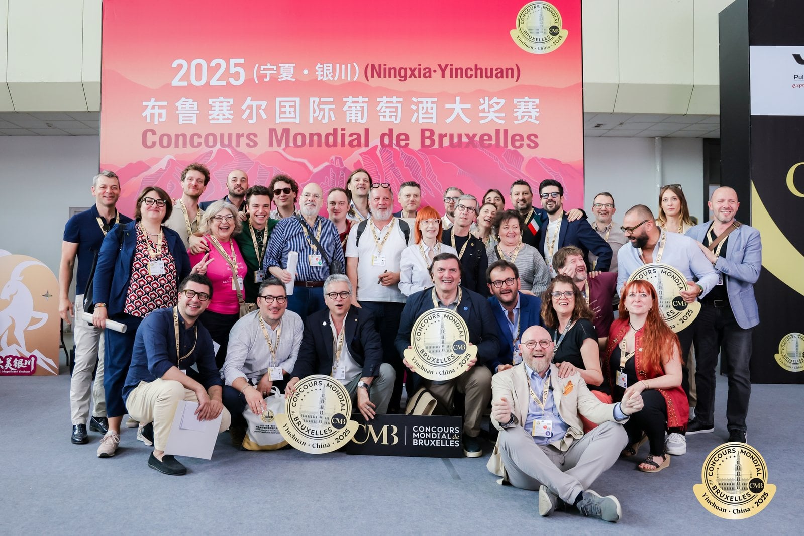 I giudici italiani al concorso mondiale del vino di Bruxelles