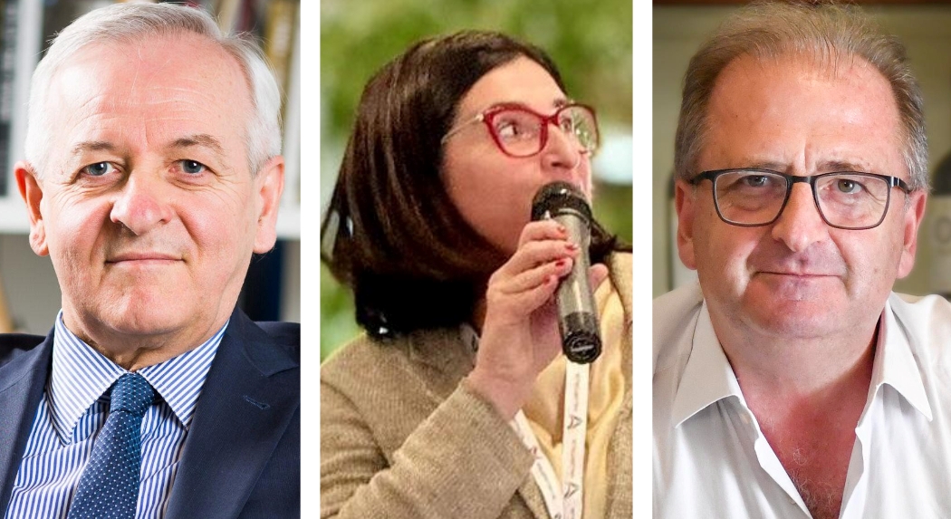 Da sx Giuseppe Liberatore direttore generale Valoritalia, Giuseppina Amodio direttrice operativa Valoritalia, Francesco Liantonio presidente Valoritalia