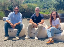 Da sinistra, Fabio Casano, Achille Scudieri e Valeria Silvia