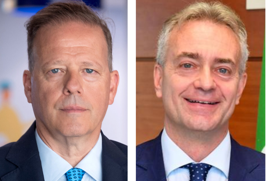 Federuco Bricolo, presidene di Veronafiere e Gianluca Gallo, assessore all’agricoltura della Regione Calabria