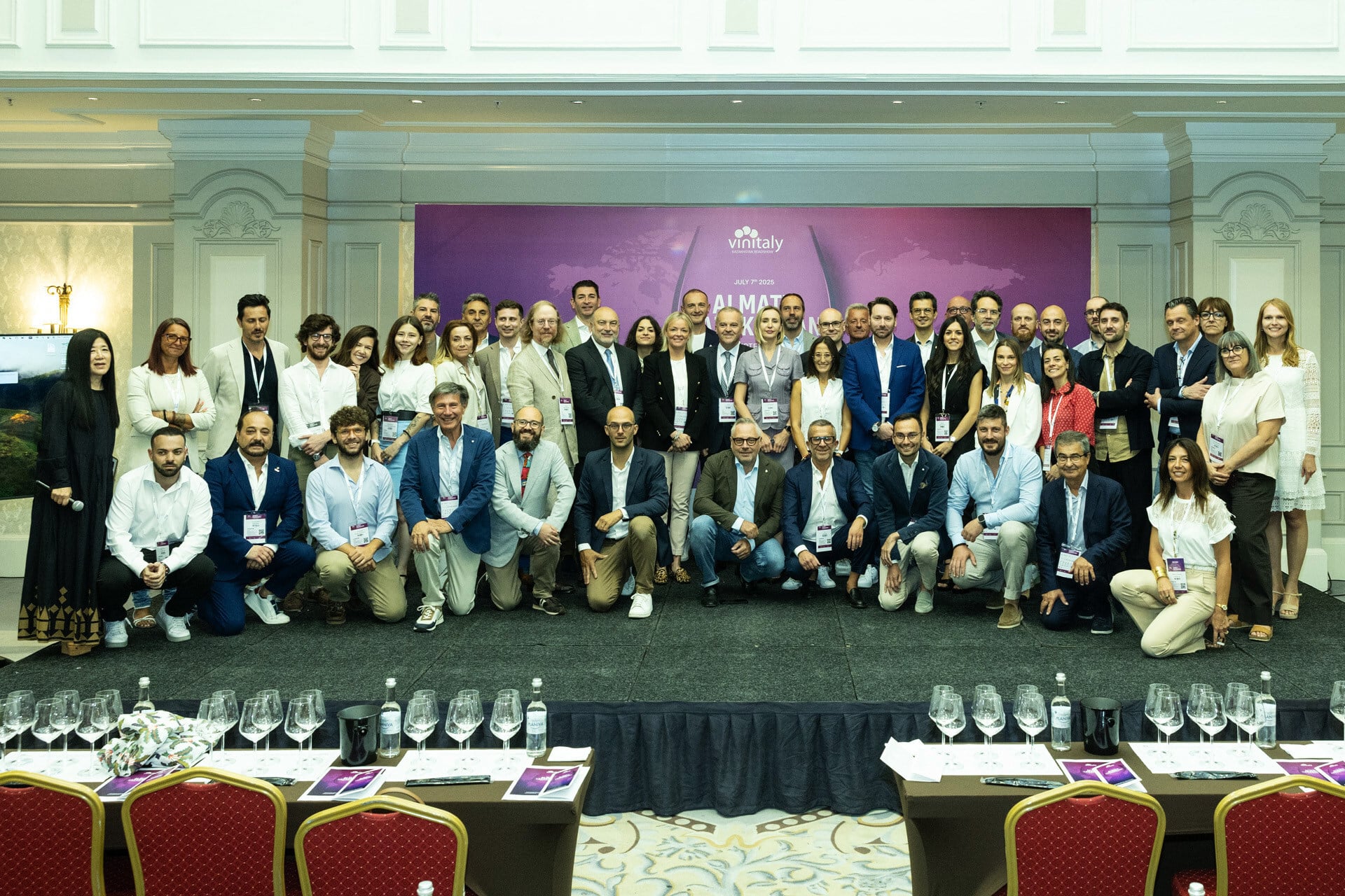 Vinitaly International Academy – Un momento della cerimonia di assegnazione delle borse di studio