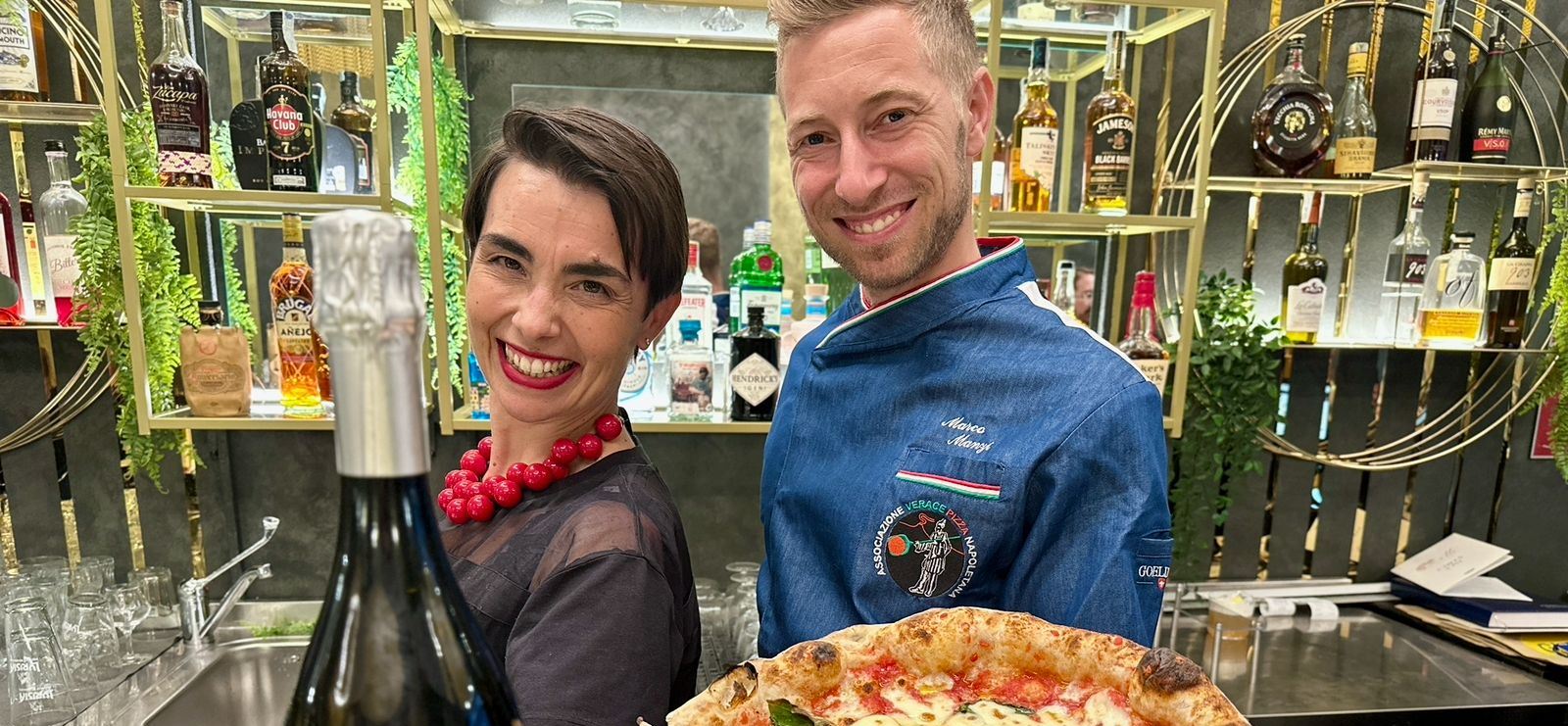 Violante Gardini Cinelli Colombini, Presidente MTV Italia e Marco Manzi di Giotto Pizzeria Firenze, pizzaiolo AVPN