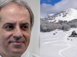 Antonio Cappadonia e Piano Battaglia innevato