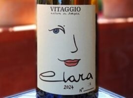 l’etichetta del Grillo di Clara Vitaggio