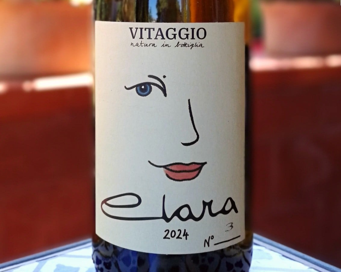 l’etichetta del Grillo di Clara Vitaggio